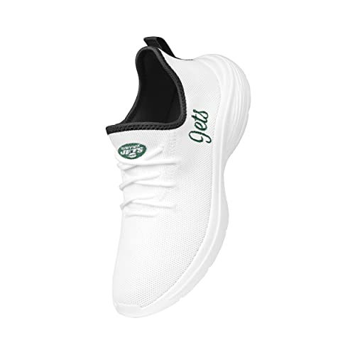 Image of FOCO NFL Womens NFL Team Logo White Athletic Shoes Sneakers