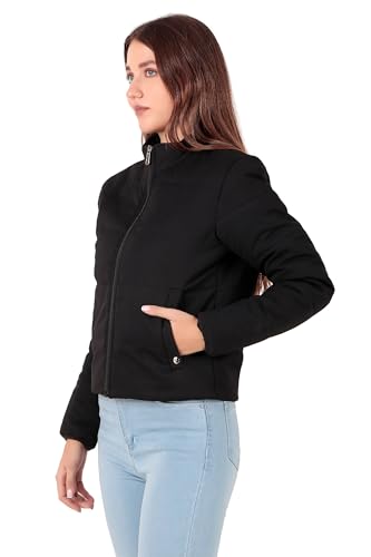 Image of Brazo Cotton Women's Crop Winterwear Jacket - Stylish, Warm, and Comfortable for Ultimate Winter Protection