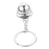 Abaodam Portachiavi Casco da Costruzione Realistico in Ciondolo Elmetto Creativo per Lavor...