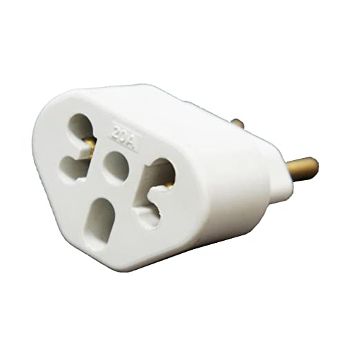 Adaptador De Tomada Plug Para 10a e 20a Até 250v - Bivolt - CompleteStore®