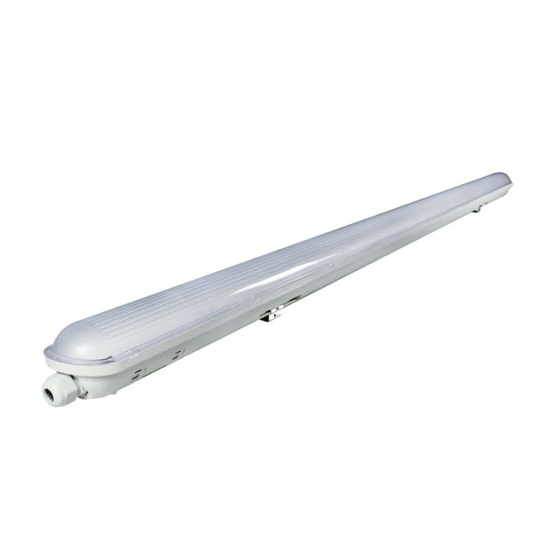 Balwir - Lámpara de techo LED impermeable (46 W, 6900 lm, 4000 K, IP65, 1480 x 72 x 61 mm)