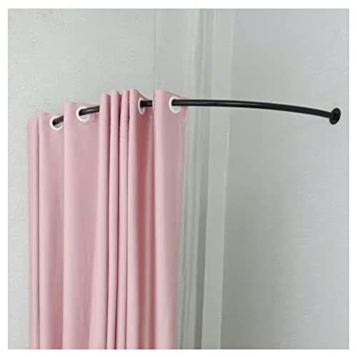 Tringle à rideau de douche et dressing simple métal pour aménagement angle - 2