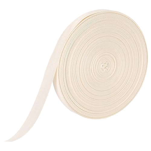 45 m Cinta de Tela para Coser, Bies 20 mm Costura por Metros, Cinta de Sarga de Espiga, Cinta de Algodón, Cintas al Sesgo de Algodón para Coser Envolver Tejer Manualidades de Bricolaje Costura