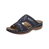 Zapatillas para mujer, sandalias de cuña para mujer, sandalias de verano, sandalias romanas, sandalias de ocio, sandalias de playa, trekking, sandalias de senderismo, sandalias de exterior, cómodas y