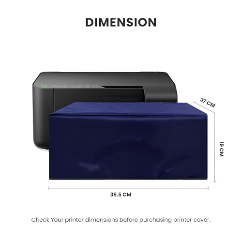 Image of ALIFIYA Nylon Dust Proof Washable Printer Cover for Epson L3252 / L3250 / L3210 / L3256 / L3215 All-in-One Ink Tank Color - Blue