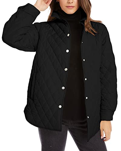 Grlasen Women's Lightweight Quilted Jacket in Black – Cozy, Chic, and Perfect for Any Occasion! - Image 2