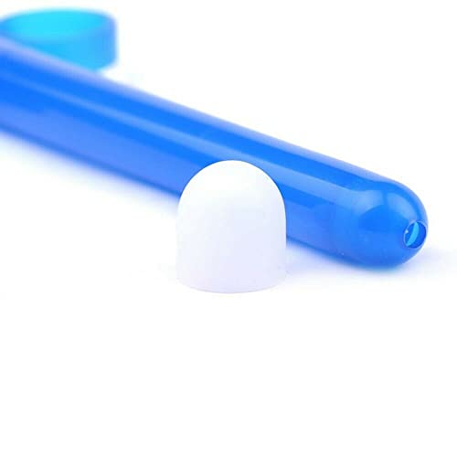 Lube Applicator for Women Men, 2PCS Lubricant Launcher Injector with 10ml Scale Smooth Rounded Cap, Reusable, Easy to Clean