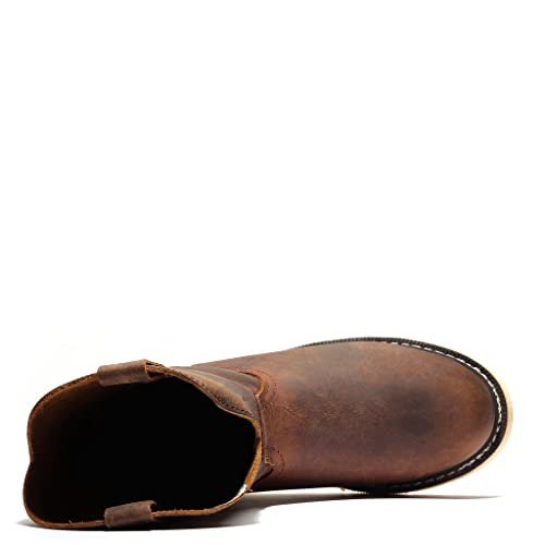 Bonanza Boots FRONTIER PLUS 10" Wellington Work Boot: Full-grain Leather & Slip-resistant Outsoles4