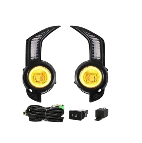 Antibrouillard Toyota 4Runner pour éliminer le reflet de la brume | Kit feux LED DRL 12V