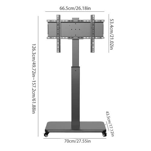 Support mobile pour écran de projection avec rotation horizontale et verticale - 3