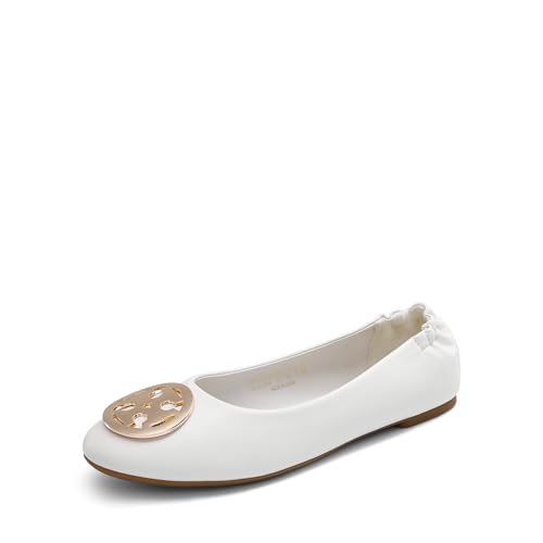 DREAM PAIRS Women's Ballet Flats Shoes Round Toe Slip On Comfortable Dressy Shoes