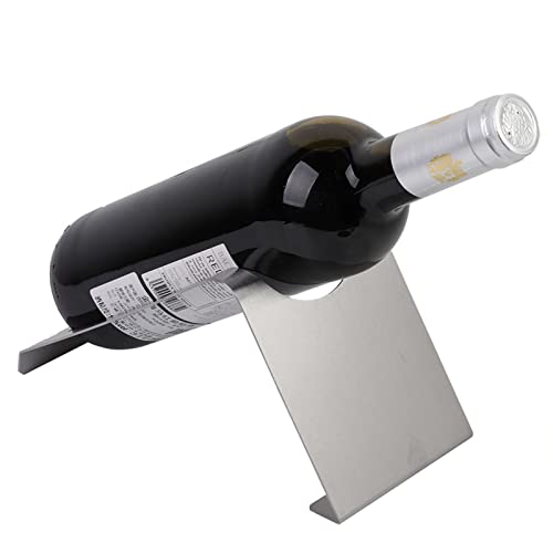 Soporte para botella de vino de acero inoxidable miniatura 5