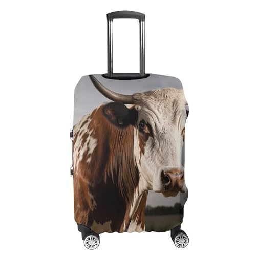 Luggage Cover Elastic Suitcase Cover Protector Washable Travel Baggage Covers Cow Luggage Covers Carry On Luggage Protector Anti-scratch 19-32 Inch L4