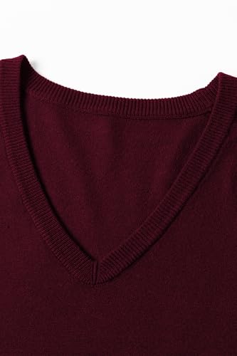 Image of QUALFORT Women's Sweaters Long Sleeve Soft Lightweight Basic Knitted Pullover Sweater