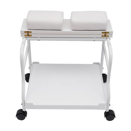 Dfmyhked Foot Bath Spa Trolley, Pedicure Foot Bath Trolley with 4 Wheels, Pedicure Cart Portable Pedicure Trolley Cart for Beauty Parlors, Medical Clinics, Hair Salons, Home Bathrooms