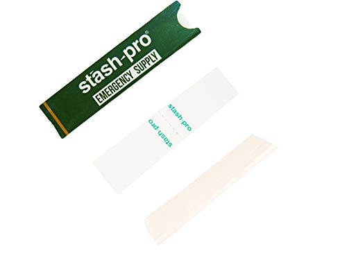 Stash-Pro Emergency Supply / 3 Rolling Paper + 3 Tips/Pack of 50 Strips/Brown (Brown 3+3, 150 Paper)