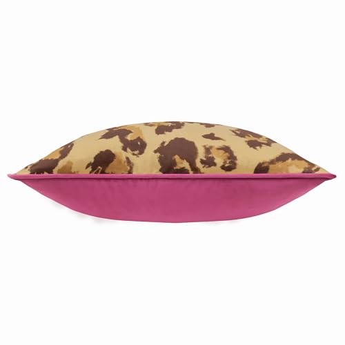 Coussin garni de polyester en velours True Leopard 43x43cm multicolore - 4