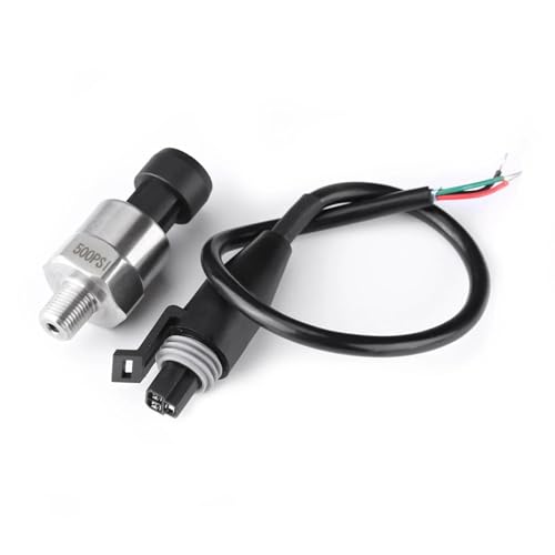 Capteur de pression 1/8NPT 500PSI en acier inoxydable pour fluides et gaz
