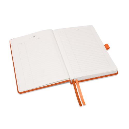 Cuaderno A5 de hojas numeradas Notes London con papel de 100g y bolsillo 4