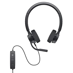 DELL WH3022 Kopfhörer, Schwarz, Circumaural