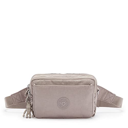 Image of Kipling Women's Abanu Medium Crossbody Bag, Lightweight, Adjustable Nylon Waist Pack with Multi-Compartment Zip Pockets