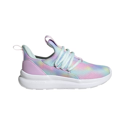 Image of Adidas Unisex-Kids Lite Racer Adapt 7.0 Sportswear, Bliss Lilac /Halo Mint /Powder Yellow, 3.5