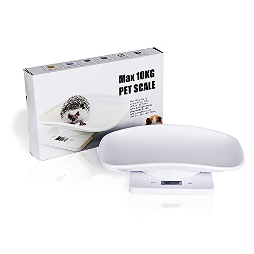 デジタルスケール【最大10kg】ペット体重計 はかり 精密 小型 猫 犬 小動物 小鳥 ポータブル 電池式 [fuu]のサムネイル