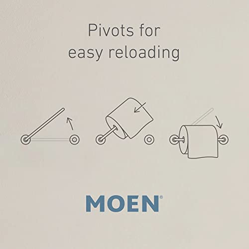 Moen Belfield Oil Rubbed Bronze Pivoting Toilet Paper Holder, YB6408ORB by Moen - Image 5