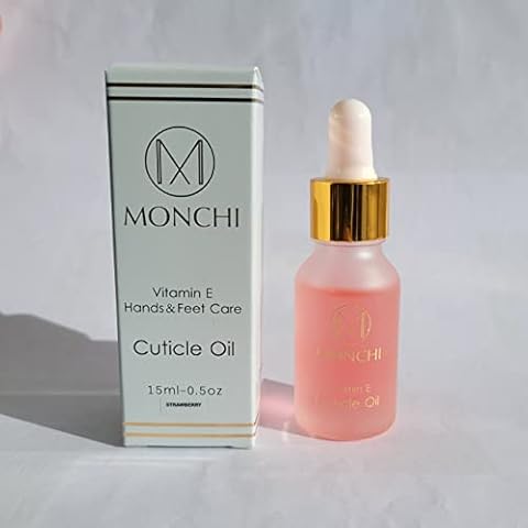 MONCHI Revitalising Strawberry Nail & Cuticle Oil Cover