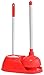 Toilet Brush Plunger Set Bathroom Accessories Storage Holder Caddy | Best Bowl Cleaner Unclog Clogged Bowl Rapidly | Industrial Heavy Duty Universal Combo Plastic Stand | Rubber Made Powerful Grips