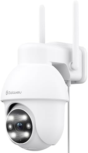GALAYOU Outdoor WiFi Surveillance Camera – 2K IP Cameras Home Sur...