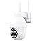 GALAYOU 2k Camera Surveillance WiFi Extérieure PTZ, Caméra IP 360° sans