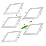 Photo Gallery dotauge confezione da 5 plafoniere a led piatte incasso 3 w 6 w 9 w 12 w 18 w e 24 w for camera letto soggiorno sala da pranzo corridoio(3000k,square15w) Photo Gallery dotauge confezione da 5 plafoniere a led piatte incasso 3 w 6 w 9 w 12 w 18 w e 24 w for camera letto soggiorno sala da pranzo corridoio(3000k,square15w)