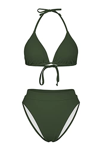 Kisscynest Women's 3 Pieces Swimsuit with Long Sleeve Mesh Shirt Coverup2