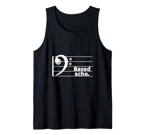 Lustig & cool: Bass Bassd scho Franken Fränkisch Fränggisch Tank Top