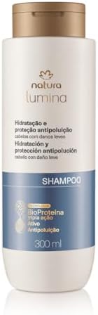 NATURA LUMINA SHAMPOO HIDRATAÇÃO E ANTIPOLUIÇÃO 300ml