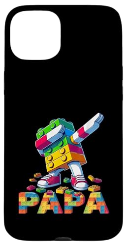 PAPA Master Builder Dabbing Building Blocks Father's Day Fun �X�}�z�P�[�X iPhone 15 Plus �p