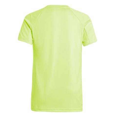 adidas Club Boy's Tennis T-Shirt – Lucid Lemon, Size Large – Performance Tee for Boys with Athletic Fit and Ventilation4