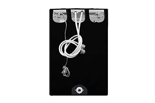 Stylista Washing Machine Cover Compatible for Samsung 6.2 kg WA62M4100HY/TL Fully-Automatic Top Load Black 5 31BtO4Id9jS