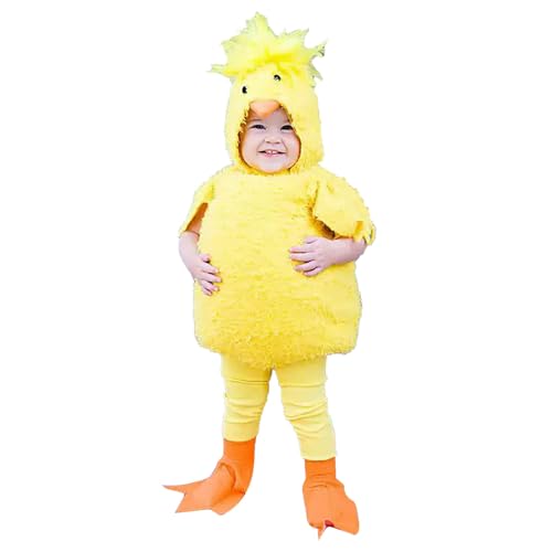 Costume bébé poussin à capuche, cadeau de naissance idéal