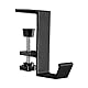 Kopfhörer Ständer, Headset Halterung Kopfhörerhalter Headphone Stand Schreibtisch Kopfhöreraufhänger Kopfhörer Clip Gaming Headset Halterung Halter für Schlüssel Taschen Einlagiger Haken Schwarz