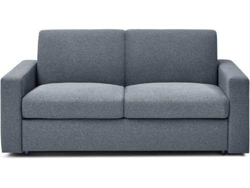 Habitat et Jardin Canapé Convertible Express en Tissu Diana - Couchage 120 cm - 2 Places - Gris