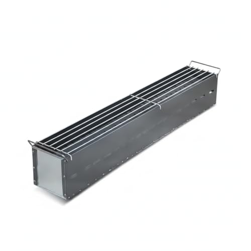 JISADER Barbacoa Carbón Portátil, Parrilla Acero Inoxidable para Exteriores, parrilla Compacto Hierro Fundido, Diseño Minimalista Borde, 290 * 25 * 20 cm (para máquina de 3.0)