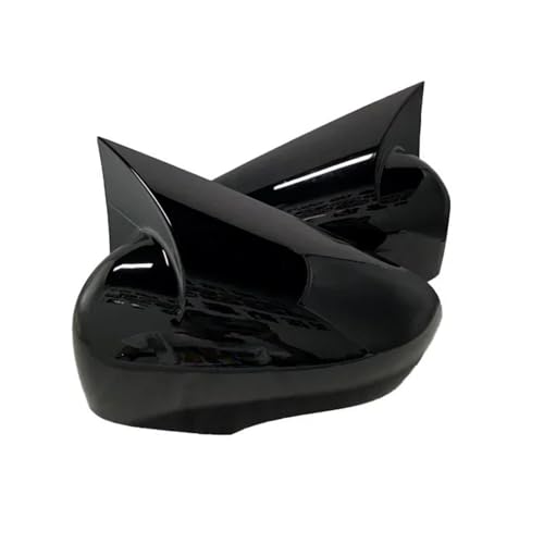 Coque de rétroviseur Clio 4 boîtier extérieur noir brillant ABS - 2