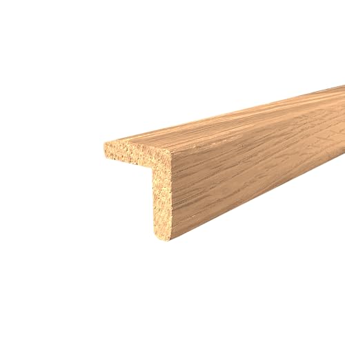 Image of 1x1 Outside Corner Trim Moulding, Real Hardwood, The Millwork Outlet (Clearcoat White Oak, 72 inch)