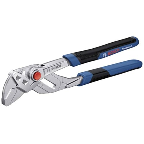 Bosch Professional Pince-clé multiprise (250 mm, poignée à revêtement softgrip bi-matière, acier chrome-vanadium)