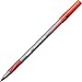 BIC Round Stic Grip Xtra Comfort Ballpoint Pen, Fine Point (0.8mm), Red, 12-Count