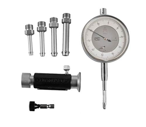 Bohrungsmessuhr 18-35mm, Innentaster mit Messuhr für Innenmessungen, Messbereich 18-35mm mit Wechselmessstücken, Präzises Messgerät für Bohrungen und Zylinder