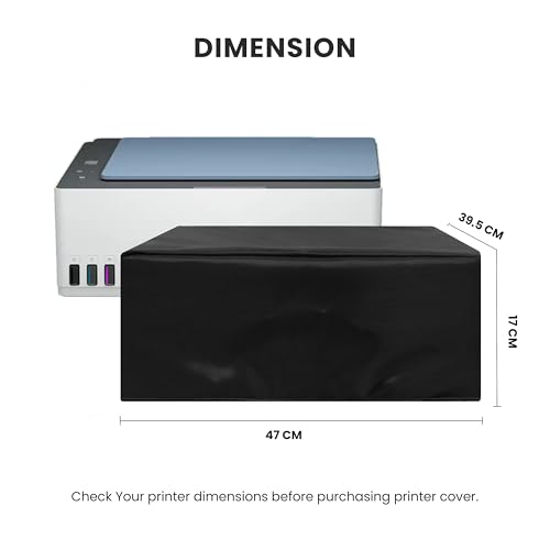 Image of ALIFIYA Dust Proof Washable Printer Cover For HP Smart Tank 585 / 580 / 581 / 583 / 584 All-In-One - Black