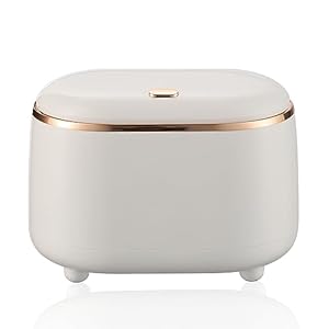 Xiaoxianxian Tischmülleimer Mini mit Deckel 2L